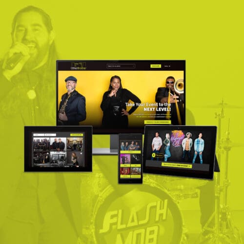 Booking Agency Website Redesign