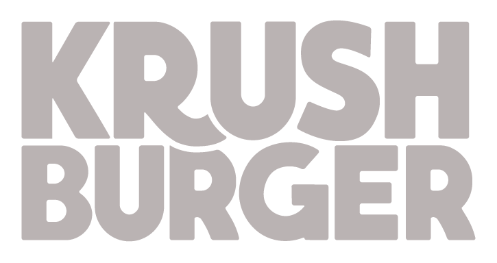 Krush Burger - Logo 1C Squeeze G1
